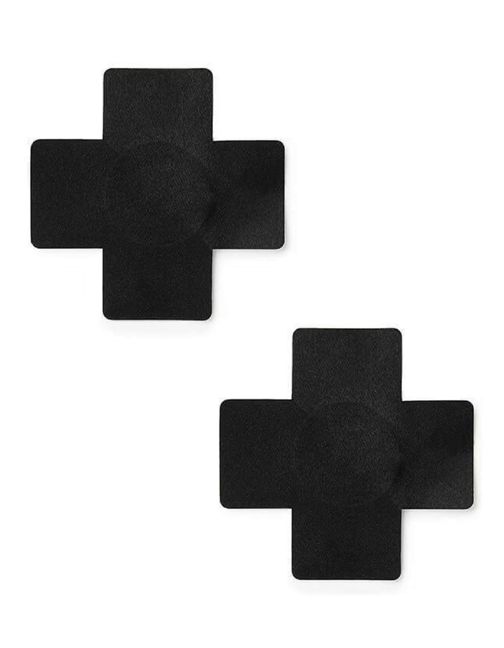 Perfection Black Cross Nipple Covers (3 Pairs)