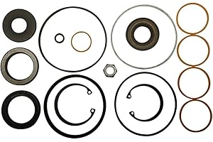 Power Steering Seals - Precision Fit Power Steering Gearbox Seal Kit | O-Ring and Sealing Kit for Ford Bronco, Country Sedan, E-Models, F-Models, More 75-96 | Complete Steering Parts Seal Replacement