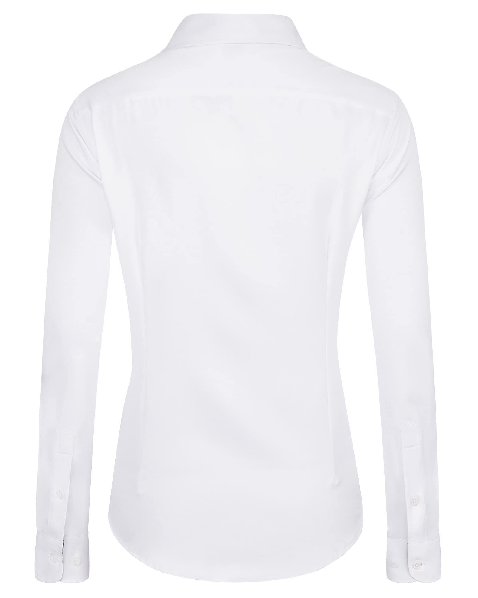 J.VER Womens Dress Shirts Long Sleeve Button Down Shirt Wrinkle-Free Business Casual Blouse Office Work Tops
