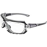 Global Vision Padded Motorcycle Sport Sunglasses Octane Gray Clear Lens