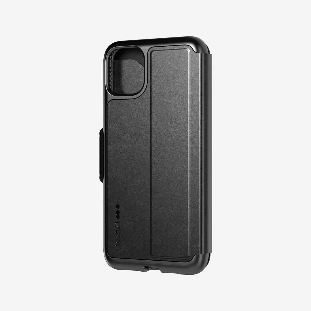 Tech21 Protective Wallet Case for Apple iPhone 11 Pro Max Magnetic Closing Cover with Card Storage - Evo Wallet - Black