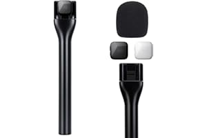 SUNMON Interview Mic Handle for DJI Mic Mini, Microphone Handheld Adapter for DJI Mic 3, Rode Wireless GO with 1/4" Threaded 