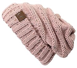 Funky Junque Oversized Beanie - Indi Pink