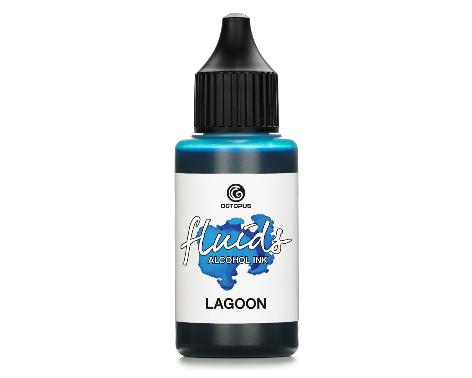 30ml Fluids Alcohol Ink Lagoon for Fluid Art and Resin, Blue