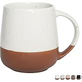 Bosmarlin Extra Large Ceramic Coffee Mug, 22 Oz, Dishwasher and Microwave Safe, Oversized Big Tea Cup (White)
