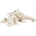 Jellycat Snow Dragon Stuffed Animal, Large 19.5 inches - Mythical Plush Toy - Classic Children's Gift