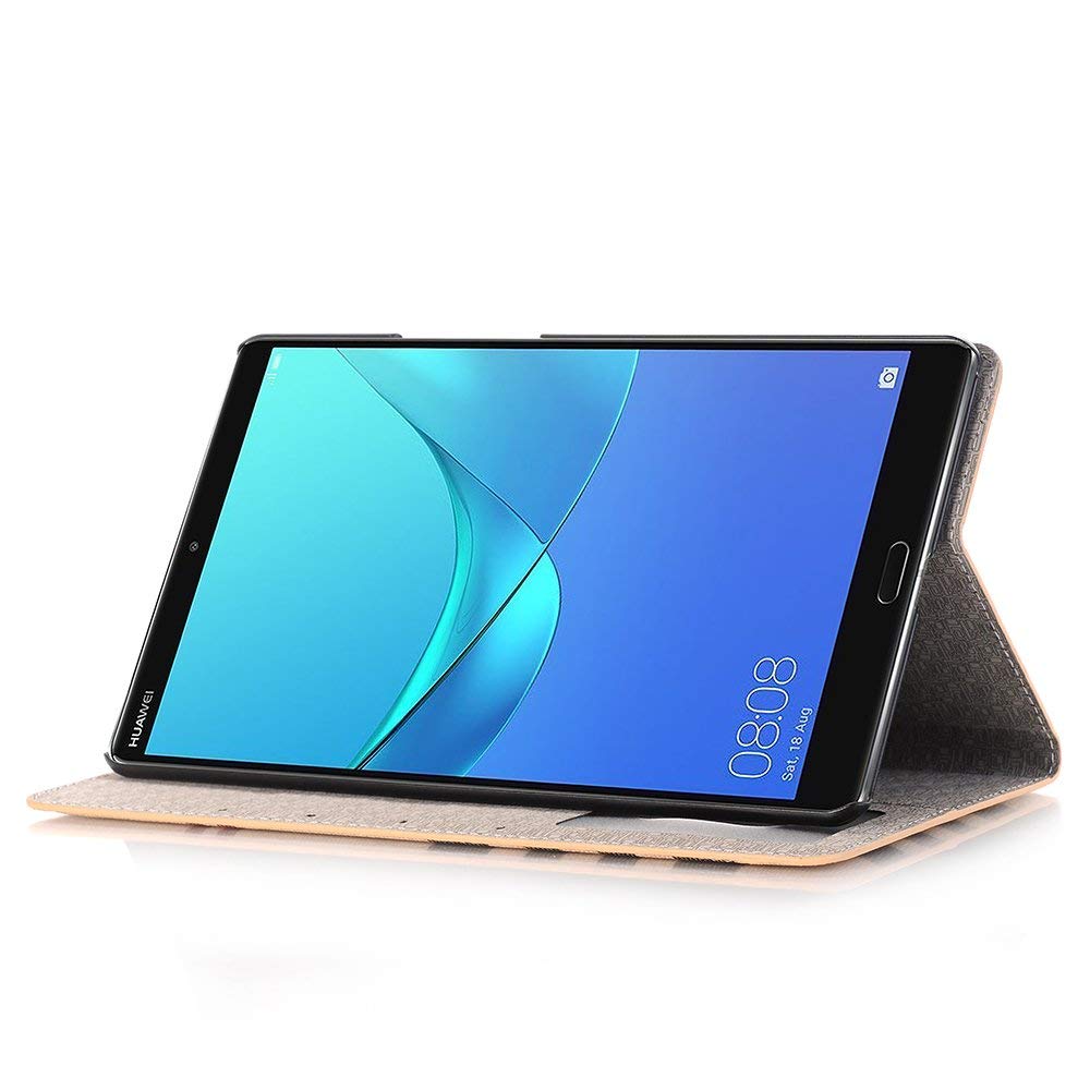 Huawei T3 8'' Case Wallet, TechCode Luxury Book