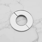 Be In Your Mind 4PC Stainless Steel Wall Split Flange Escutcheon Plate 34mm ID view 7