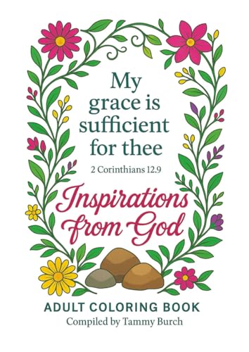 Inspirations From God: 50-Page Adult Coloring Book