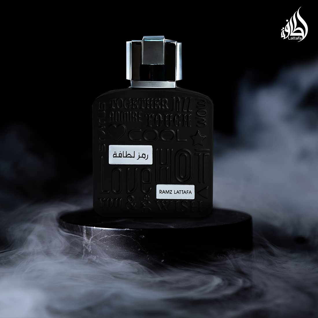 Lattafa Ramz Silver for Unisex Eau de Parfum Spray, 3.4 Ounce / 100 ml