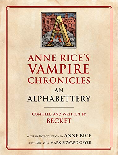 Cover of Anne Rice's Vampire Chronicles: An Alphabettery