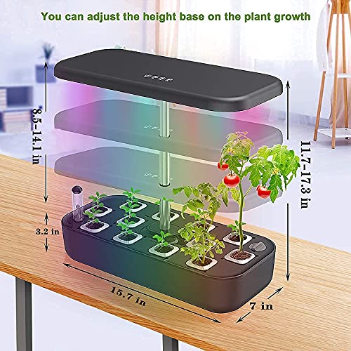 Hydroponics Growing System 12 Pods Herb Garden Indoor Herb Garden