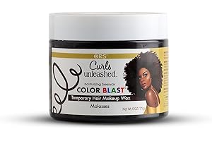 ORS Curls Unleashed Color Blast Temporary Color Wax, infused with Moisturizing Beeswax, Molasses (6.0 oz)