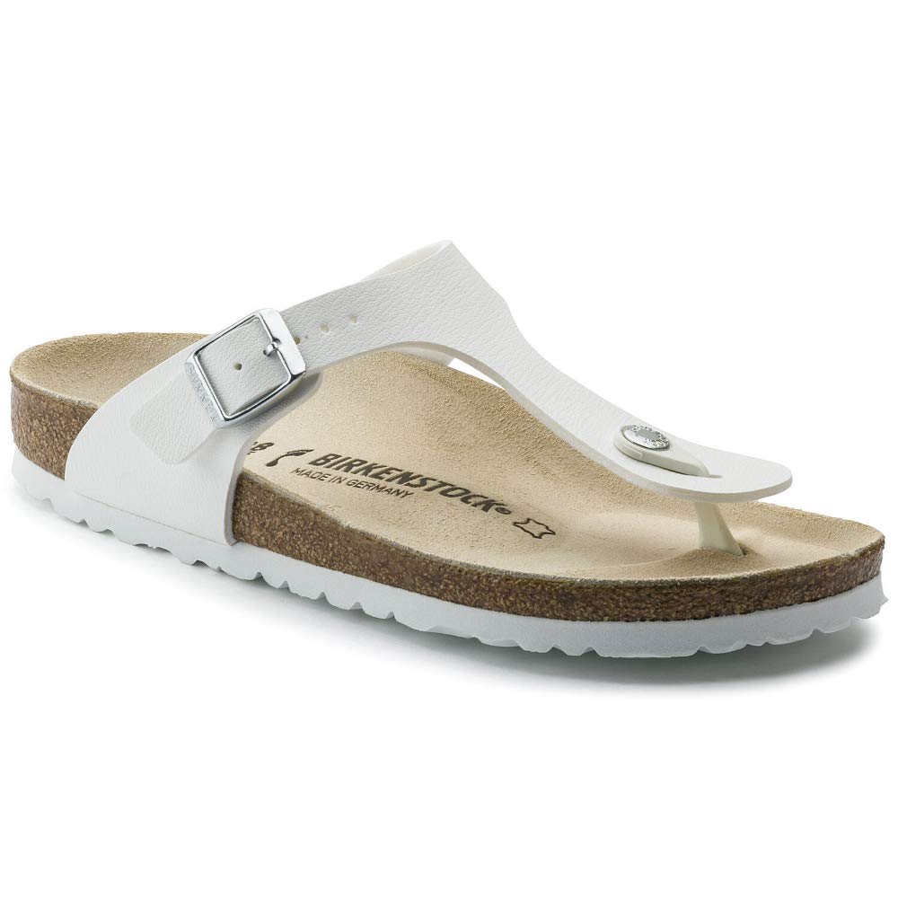 Birkenstock Arizona, Unisex Adults’ Sandals, White (White Patent/White), 3.5 UK (36 EU)