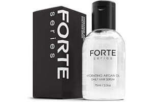 Alex Costa Hydrating Argan Oil Daily Hair Serum by Forte Series Sulfate Free Argan Hair Oil for Men Hair Serum for Dry Damaged Hair, for Styling Hair (75 ml / 2.5 oz)