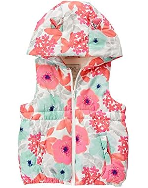 Girls' Floral Print Vest