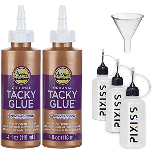 Aleenes Tacky Glue Craft Glue - 4-Ounce 2-Pack, Aleenes Original Tacky Glue,  Quick Dry Tacky Glue, All Purpose Precision Craft Glue, 3 Pixiss 20Ml  Needle Tip Applicator And Refill Bottles, Funnel | Pricepulse Aleenes Tacky Glue Craft Glue - 4-Ounce 2-Pack, Aleenes Original Tacky Glue,  Quick Dry Tacky Glue, All Purpose Precision Craft Glue, 3 Pixiss 20Ml  Needle Tip Applicator And Refill Bottles, Funnel | Pricepulse