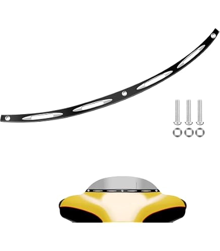 Ciro - 11001 - LED Windshield Trim - Black - FLH