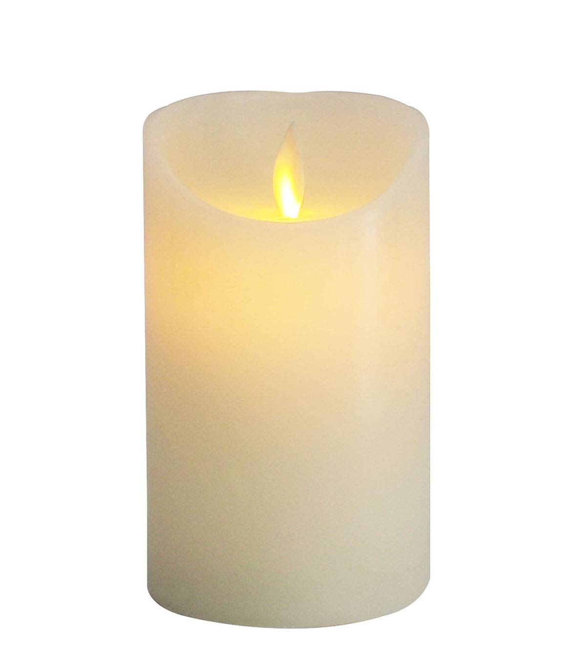 furein Real Wax LED Candles, Natural Colour, Home Decoration, Restaurant, Office, Office, Romantic and Warm Atmosphere, No Real Flame, Safe (13 x 7 cm)
