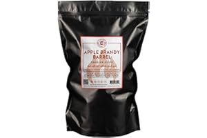MIDWEST BARREL CO. EST. 2015 Midwest Barrel Company Authentic Barrel BBQ Smoking Wood (Apple Brandy) – Genuine Apple Brandy Wood Chips for BBQ, Grilling, and Smoking