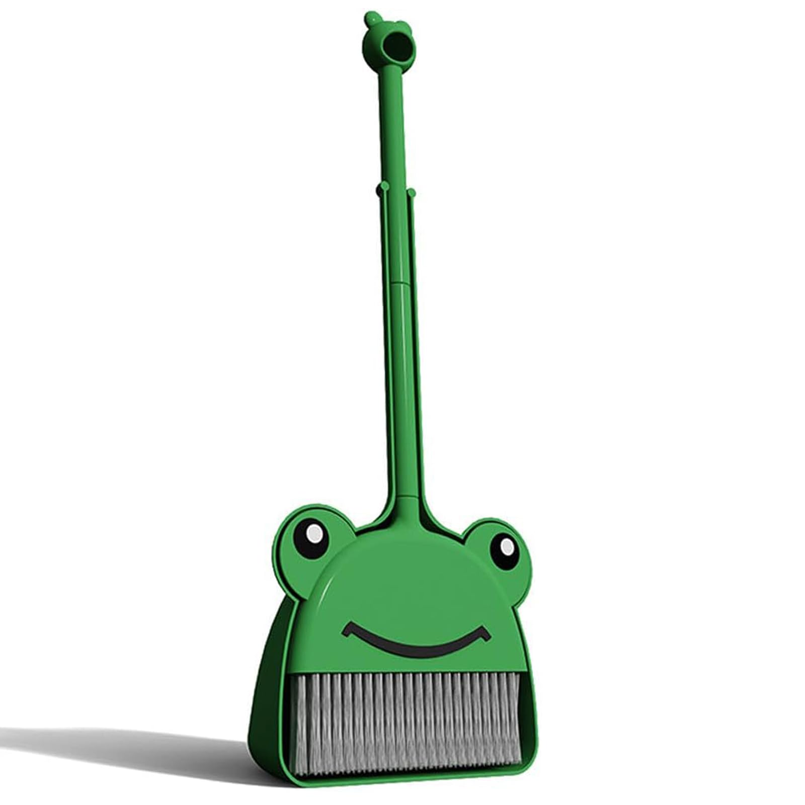 Photo 1 of Children's Small Broom Dustpan Set Green Frog Mini Household Cleaning and Pretend Play Set