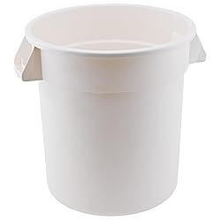 Winco Heavy-Duty Round Waste Container/Trash