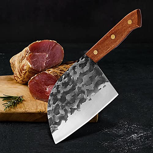 XYJ FULL TANG Chinese Butcher Knife 7inch Stainless Steel Cleaver