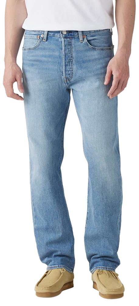 Levi's Men's 501 Original Fit Jeans (Also Available in Big & Tall), (New) Forgot Your Stretch (Stretch), 48Wx29L Image