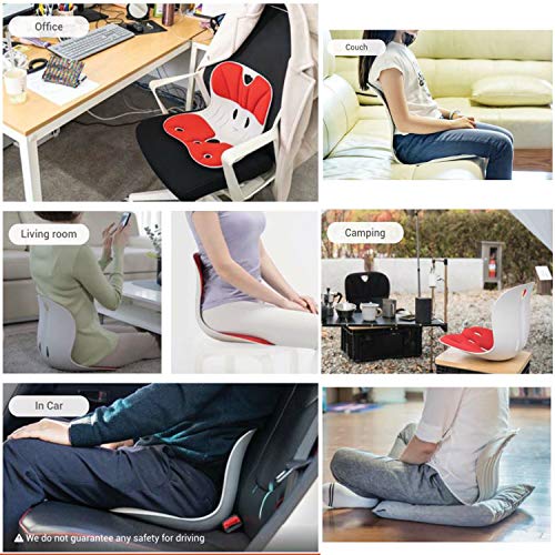 Curble Chair Wider (Black) / Back Brace, Posture Correction & Lumbar Support. Sit! The Back