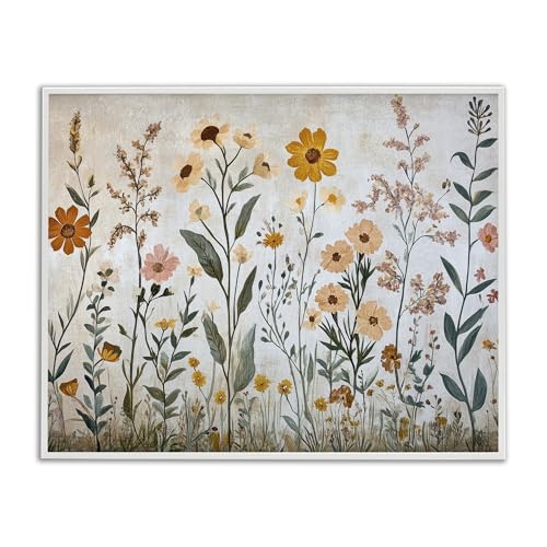 'Growing Tall Wildflowers'| Framed Giclee Art