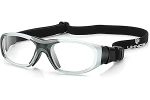 UKNOW Sports Goggles, Anti Fog Protective Eyewear, UV Protection Sports Glasses for Basketball, Racquetball, Pickleball