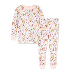Burt's Bees Baby Baby Girls' Pajamas, Tee and Pant