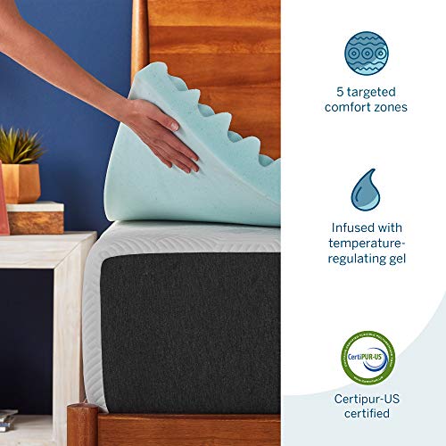 Lucid 3 Inch Mattress Topper California King Memory Foam Mattress