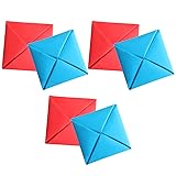 6 Pack Ddakji Paper Flip Toy - Dakji Korean Game