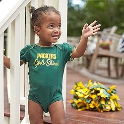 Gerber NFL Green Bay Packers 3 Pack Ruffle Sleeve