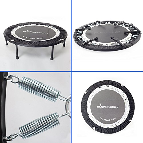 Maximus Life Bounce & Burn Foldable Indoor Mini Trampoline Rebounder