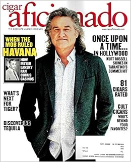 Cigar Aficionado Magazine July August 2019 Kurt Russell Cover When The Mob Ruled Havana Meyer Lansky Cigar Aficionado Magazine Amazon Com Books