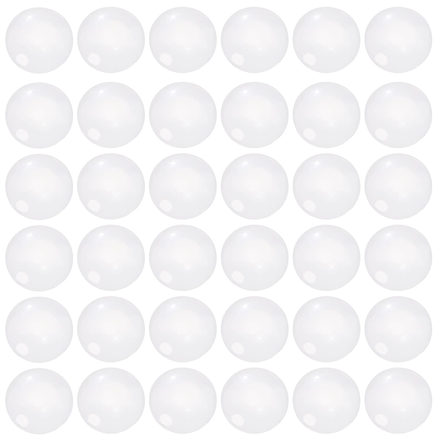 shapenty 12mm Clear Round Glass Cabochons Dome Tiles for DIY Craft Photo Charms, Cameo Pendants, Rings, Necklace and Jewellery Crafts, Pack of 120