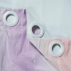 ZJXSNEH Gradient Double-Layered Drapes Blackout