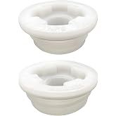 Bung Cap 2" with 3/4" Knock Out Combo 2pc (1 Buttress Thread &amp; 1 NPT Thread) Fits Plastic 15, 30, 55 Gallon Drum,