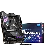 MSI MPG Z690 Carbon WiFi Motherboard ATX - Supports Intel 12th Gen, LGA 1700 - Mystic Light, 75A VRM, Memory Boost (DDR5-6666MHz/OC), 2 x PCIe 5.0 x16, 5 x M.2 Gen4/3 x4, Wi-Fi 6E