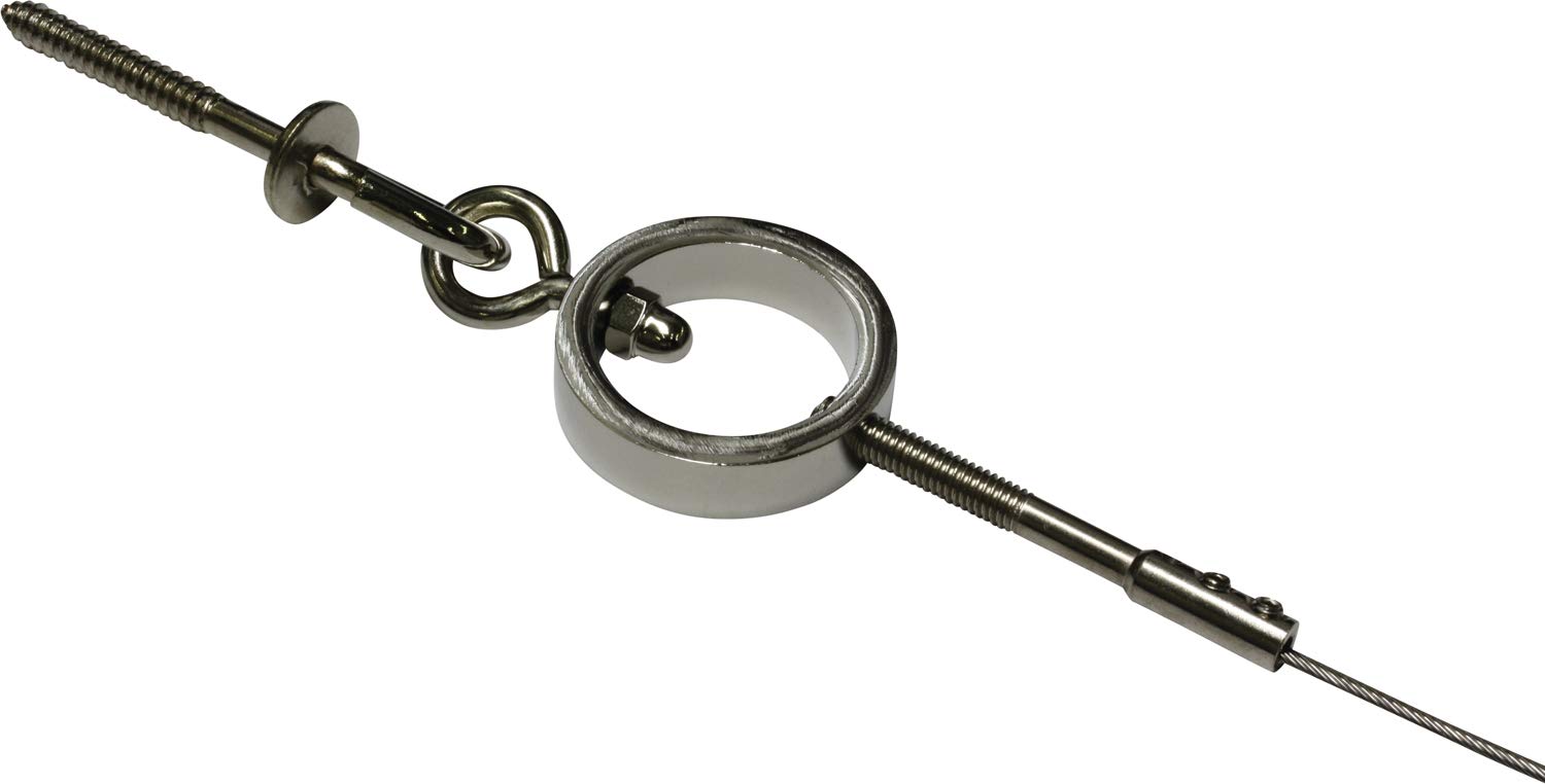 Gardinia Rope Tension Thread Ring Chrome 500