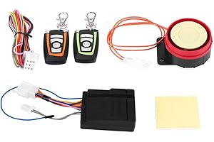 LIANGLIDE Motorcycle Alarm System,Motorcycle Anti Theft Security Alarm System Remote Control,Low Power Consumption