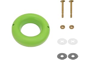 FIX ZHANG Waxless Toilet Ring Bathroom The Green Gasket Toilet Flange Gasket Toilet Wax Ring for Most Drain (Pack of 1)
