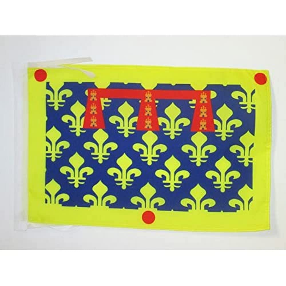 AZ FLAG - Pas-de-Calais Flag - 18'' x 12'' - 100% Polyester French department - France Small Banner with Two Cords - Fade Resistant - Vivid Colors - 18x12 in - 45x30 Cm — image 1