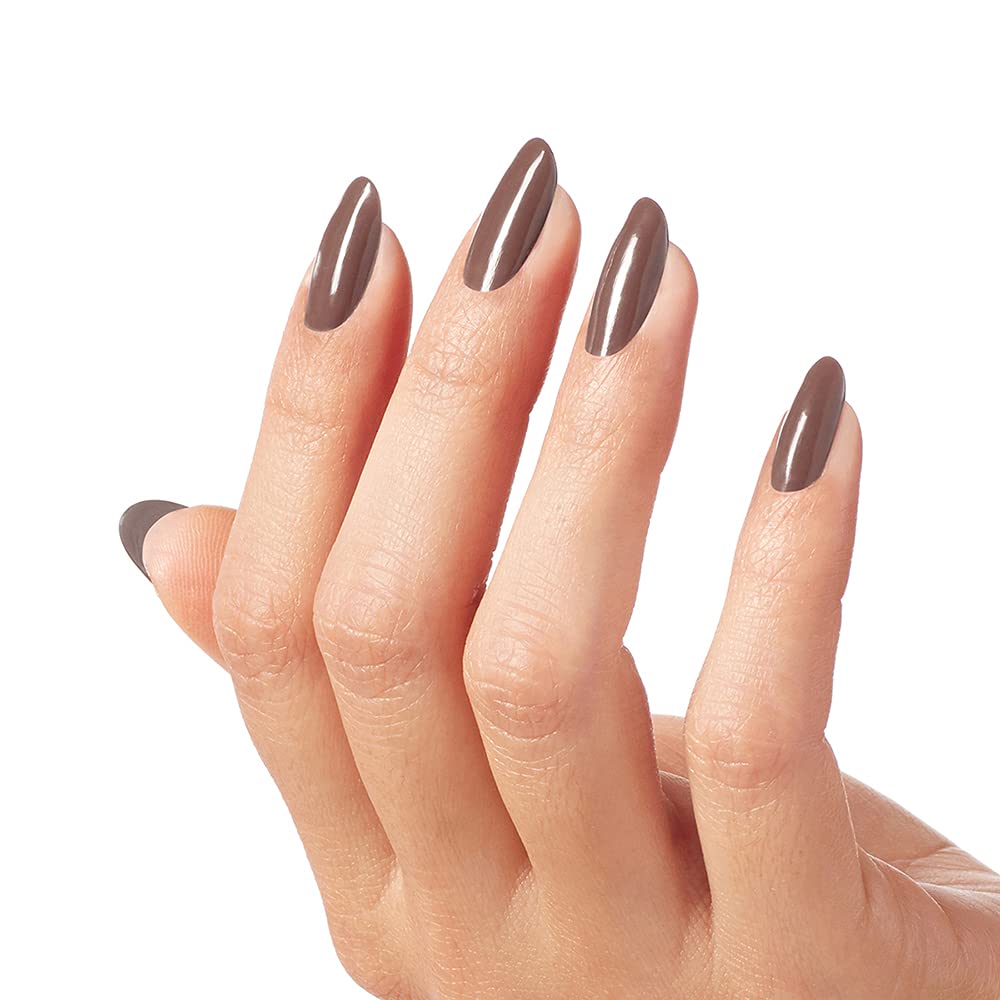 OPI Nail Lacquer Espresso Your Inner Self | Opaque Dark Brown Crème Chip Resistant Nail Polish | Downtown LA Collection - Image 4