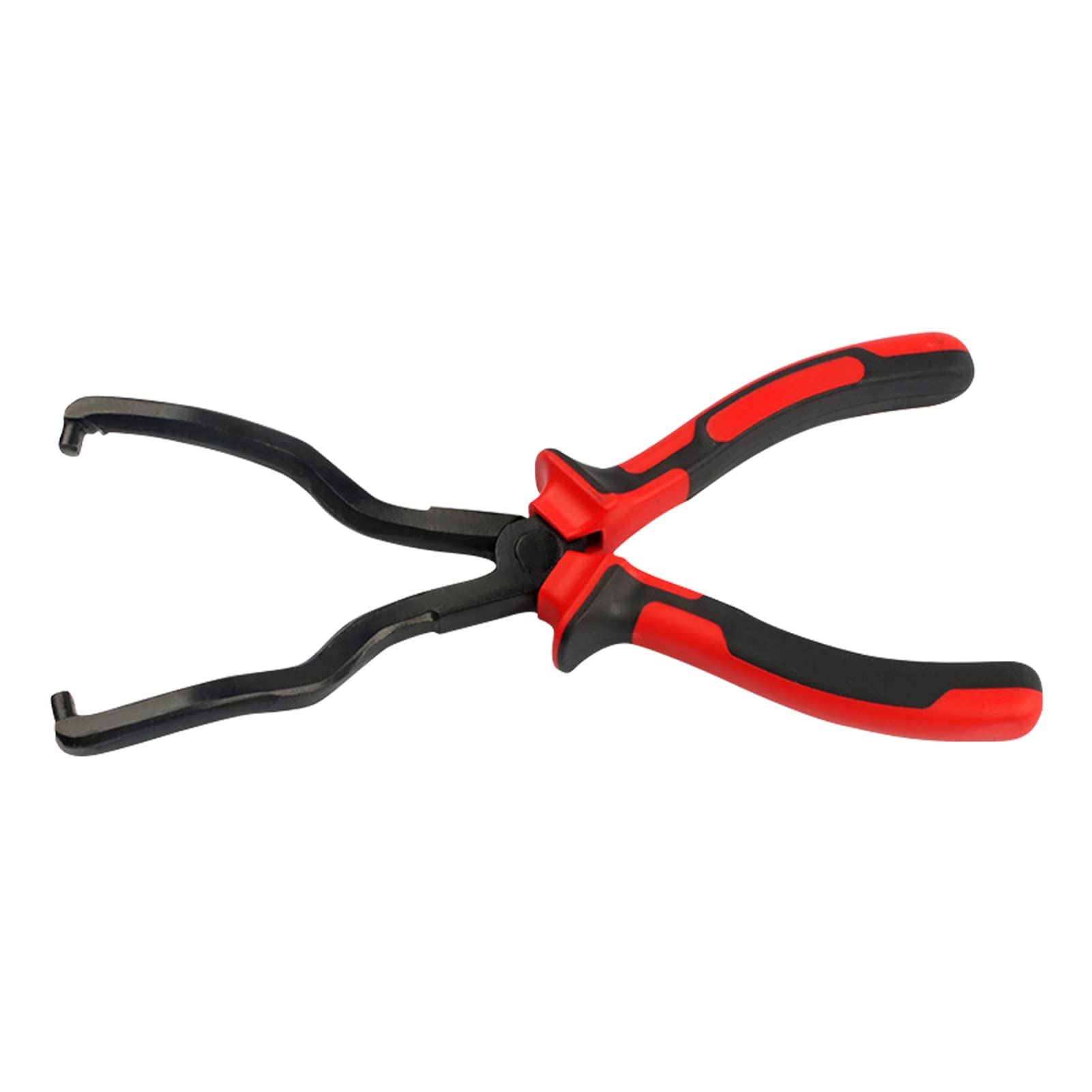 Kisbeibi Fuel Line Plier, Universal Fule Fliter Tool Pipe Clamp Pliers Wire Hose Grip Pliers, Quick Release Remove Fuel Line Plier for Petrol Clip Pipe, Fuel Pipes, Oil Pipes, Radiator(Red)