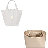Hermes ZTUJO Picotin 18 Organizer Insert, Luxury Purse Organizer Insert, Silky Smooth Fits Bags (Beige)