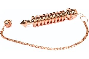 Jet International 9 Isis Copper Metal Dowsing Pendulum – Energy Healing Tool for Reiki, Divination, Chakra Balancing & Spiritual Practices – Precision Radiesthesia Pendulum for Beginners & Experts