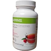 HERBAL THERMOGENIC TEA CONCENTRATE 3.53OZ RASPBERRY FLAVOR HERBALIFE WEIGHT LOSS
